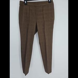 Talbots Work Dress Pants Black Toasted Sz 6p Modern Fit‎ JO1804
